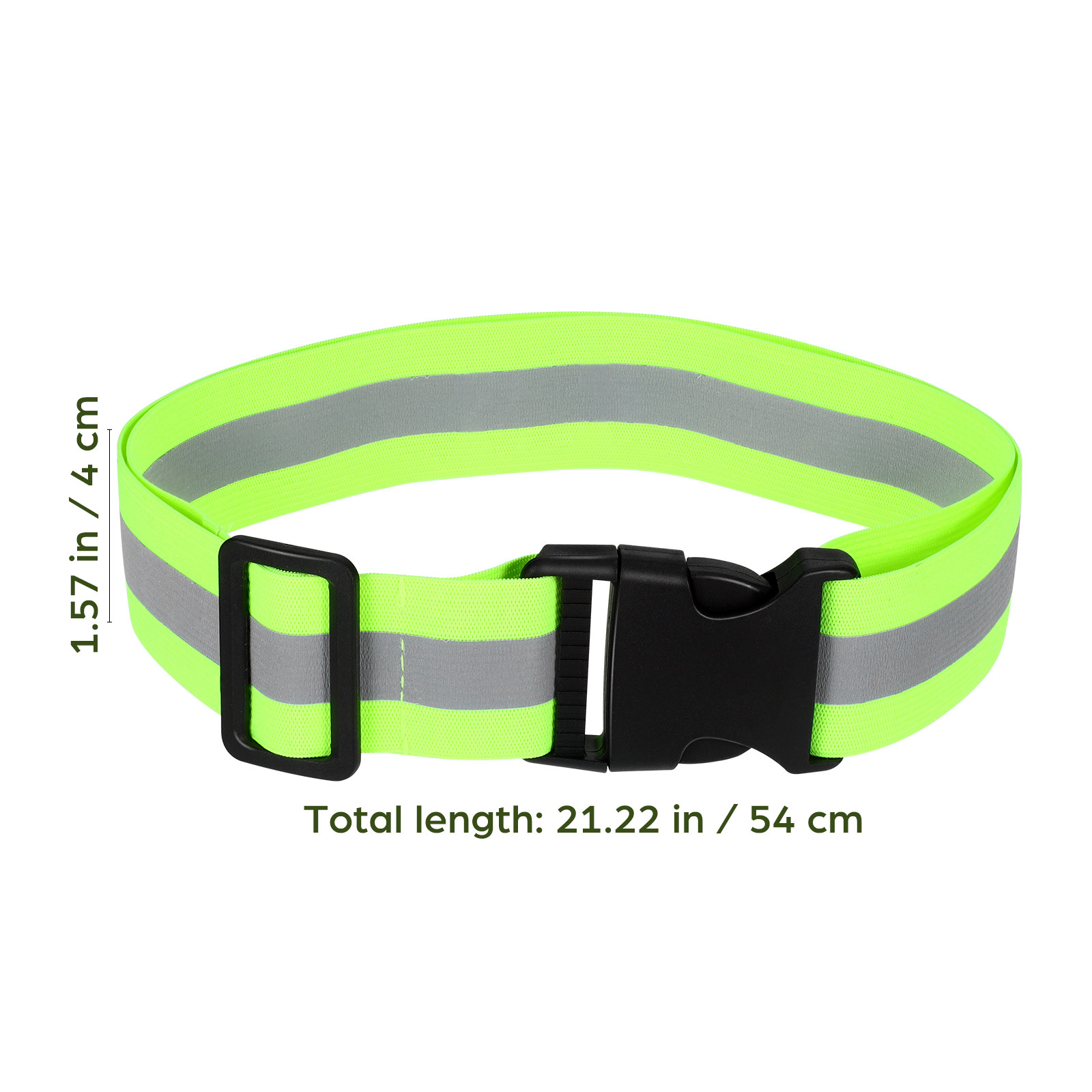 Banda reflectante verde fluore - Running Visibility Gear reseña y precio