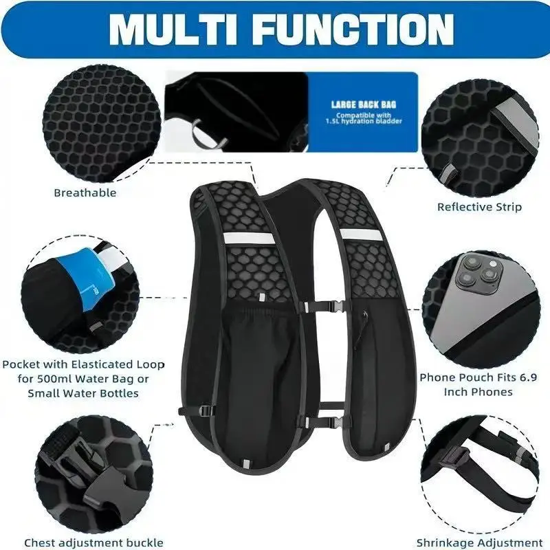 Chaleco deportivo unisex, resi - Hydration Vest reseña y precio