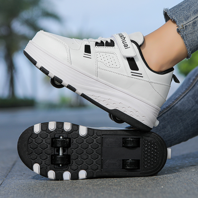 Zapatillas con ruedas retrácti - Running Shoes Men reseña y precio