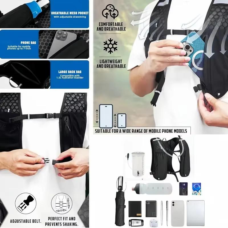 Chaleco para correr con compar - Hydration Vest reseña y precio