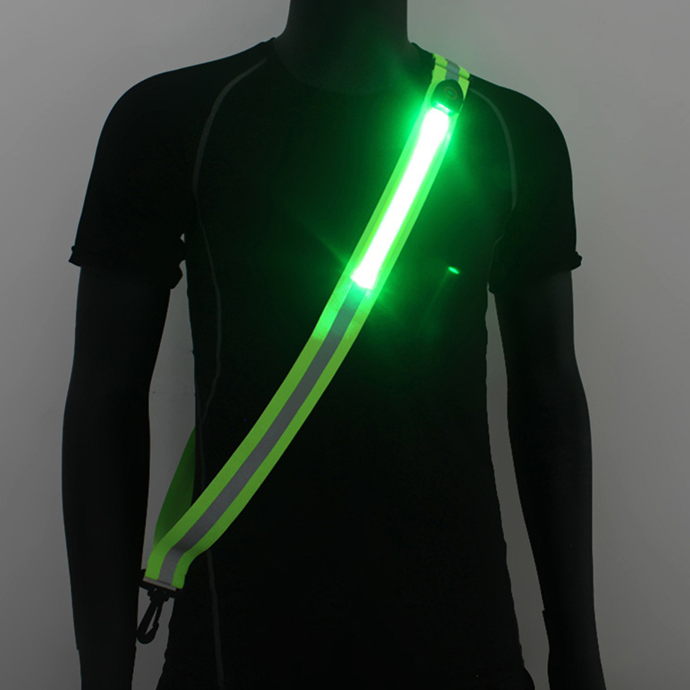 Cinturón reflectante LED de al - Running Visibility Gear reseña y precio
