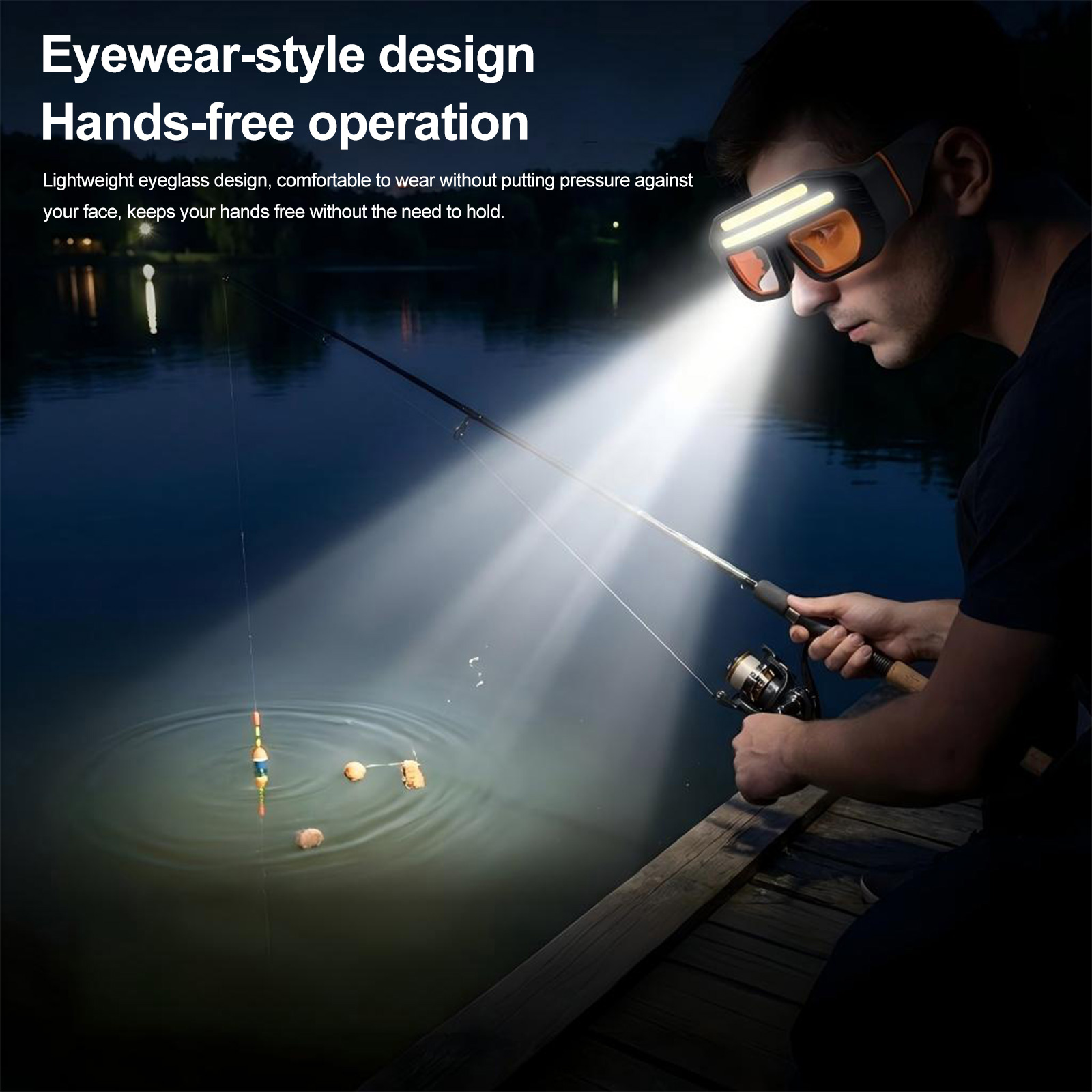 Gafas protectoras LED COB con  - Running Headlamp reseña y precio