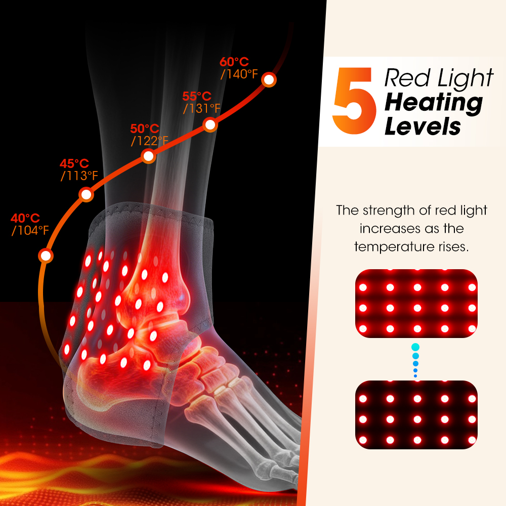 Masajeador de tobillo inalámbr - Ankle Brace reseña y precio