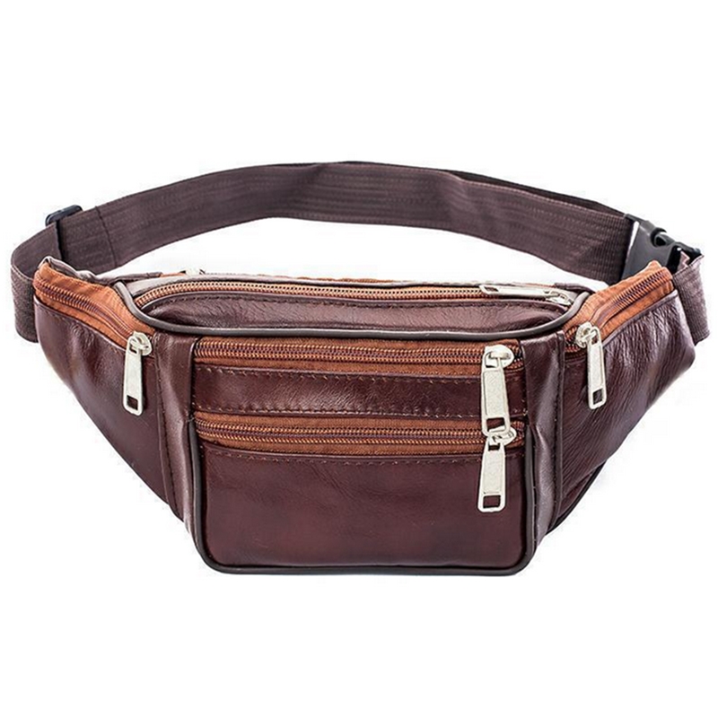 Riñonera de cuero para hombre, - Running Belt reseña y precio